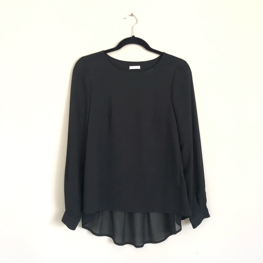 Black Long Sleeve Top
